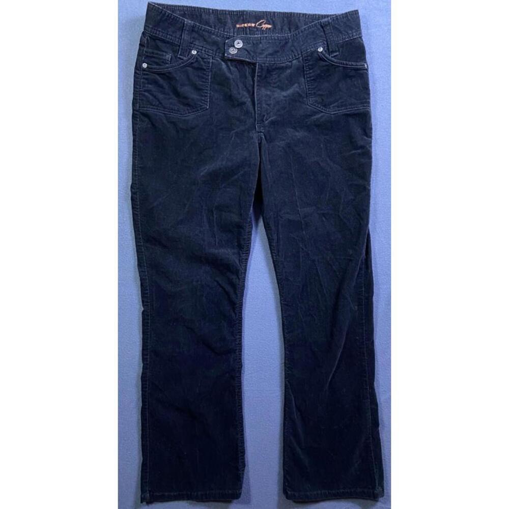 Vintage RIDERS COPPER Flocked Ombré Corduroy Large Bootcut 15/16M 36x31 Stretch